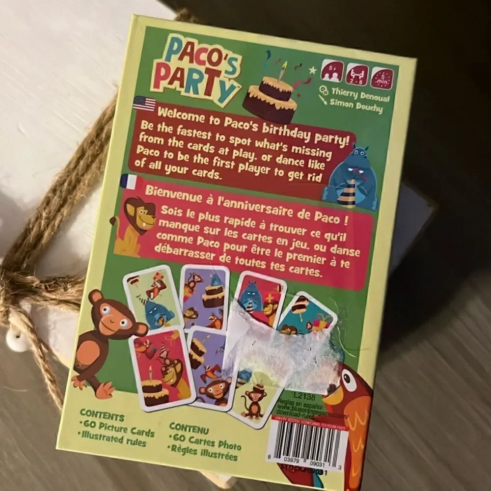 PACO’S PARTY THE FAST PACED CARD GAME THAT GETS YOU DANCING